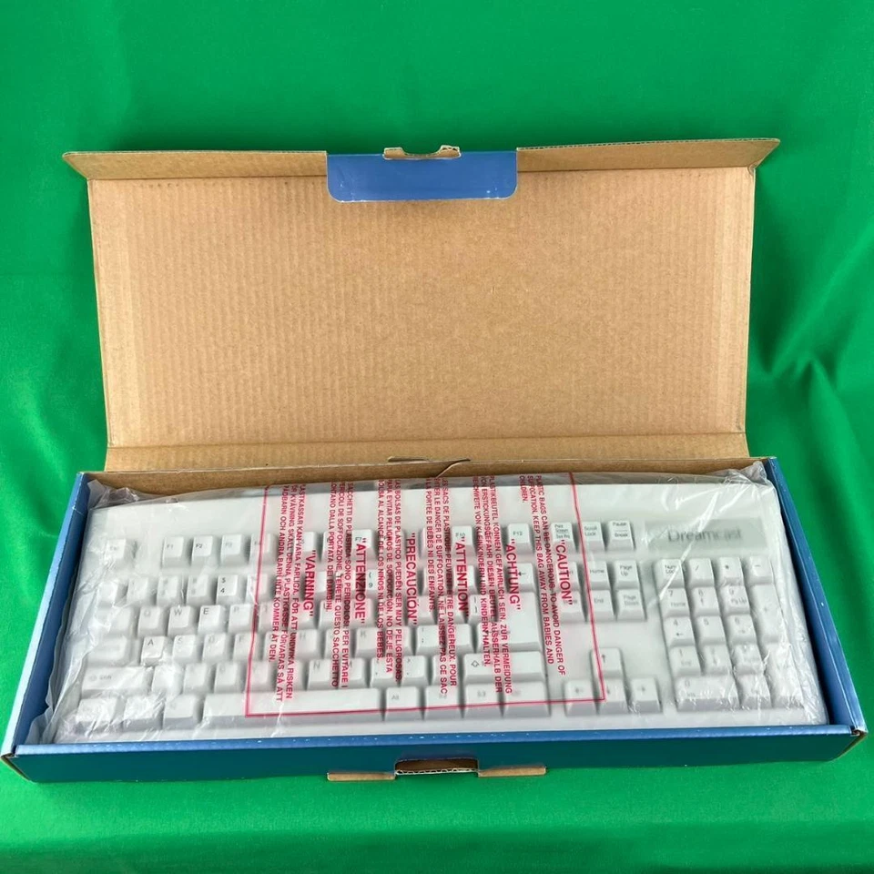 SEGA Dreamcast HKT-7620 Keyboard with Box MK-55178 Tested Used - Image 1 of 4