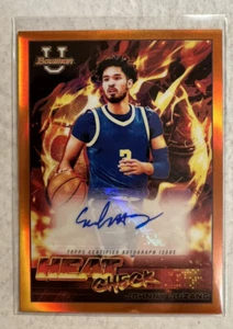 2022 Bowman University Johnny Juzang Heat Check Orange Auto #d 15/25 - Picture 1 of 2