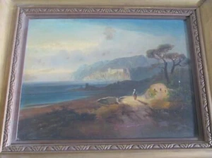 Antique Oil Painting Gumps - Picture 1 of 12