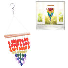 Rainbow Wind Chime Maples Leaf Shape Outdoor Garden Porch Patio Ornament Craft