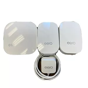 Eero Pro B010001 2nd Generation Mesh Router With Two (2) Eero beacons - Picture 1 of 3