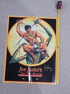 JOE JUSKO EDGAR RICE BURROUGHS SIGNED HANDSIGNIERT STORE POSTER MARVEL - Bild 1 von 8