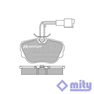 Fits BMW 3 Series 1982-1994 + Other Models Brake Pads Set Front Mity - Image 1 of 4