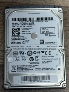 Samsung Spinpoint 1TB 5400RPM SATA 2.5" Hard Drive (ST1000LM024) - Afbeelding 1 van 2