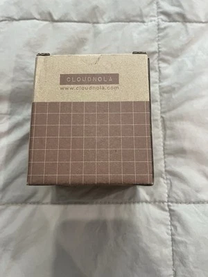 NEW Cloudnola 3 in 1 LED Digital Alarm Block Clock White Marble - Image 1 of 2