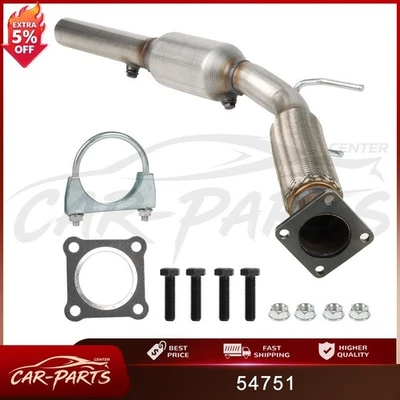 Catalytic Converter & Flex Pipe For 2005-2011 Volkswagen Jetta Golf Rabbit 2.5L - Image 1 of 4