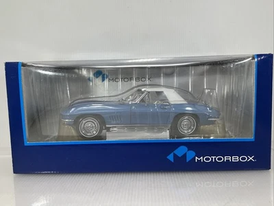 1/18 Exoto Motorbox 1967 Corvette Stingray L79 327 Синий Белый РЕДКИЙ - Изображение 1 из 4