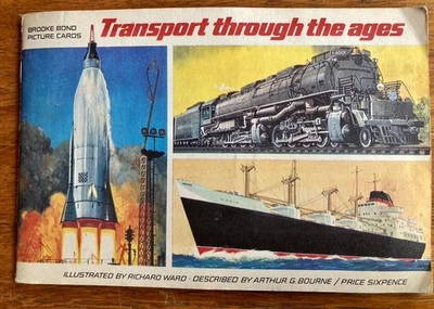 Brooke Bond Tea Cards Album Transport Through The Ages Incomplete - Image 1 of 4