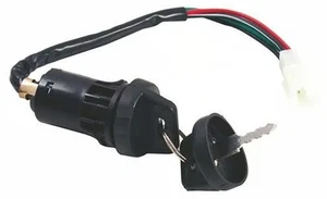 Mogo Parts Ignition Key Switich - Sealed 4 Wire - Female Motorcycle 07-0505 - Picture 1 of 5