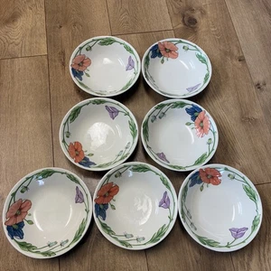 Villeroy & Boch Amapola Suppen-Müslischalen - 6 1/8" - 7er Set West Germany Lot - Bild 1 von 2