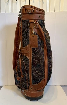 Bolsa de golf de tapiz y cuero de la colección Daiwa Coach cubierta para lluvia mujer otoño collar Foto 1 de 4