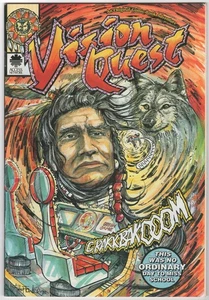 VISION QUEST - RARE 1990s Canada Indigenous giveaway comic full colour not MCU - Picture 1 of 5