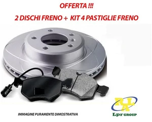 KIT DISCHI FRENO + PASTIGLIE ANTERIORI FIAT FIORINO QUBO 1.3 MULTIJET - Picture 1 of 5