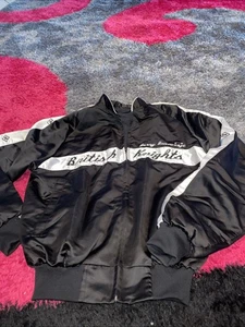 Chaqueta De Colección BK Caballeros Británicos Años 80 Satén Hip Hop Rap Mediana Breakdance - Imagen 1 de 7