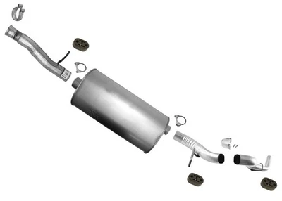 Exhaust System Muffler Tail Pipe Fits Silverado 2009-13 4.8L with 119" Wheelbase - Image 1 of 4