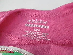Miniville, Pink/Umbrella Sleeveless Top New without Tags - Picture 1 of 6