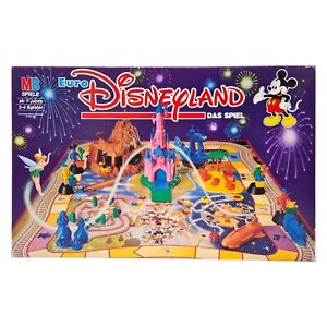 Euro Disneyland MB Spiele 4084 Brettspiel von 1992 Rarität Vollständig 
