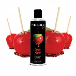 Passion Licks Candy Apple Water Based Flavored Lubricant 8 oz Ounces Lube Discre - Picture 1 of 8