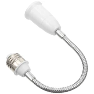 E14 Zu E27 Lampen Fassung Weiße Klemmlampe Lichthalter Schrauben Lampenfassung - Bild 1 von 10