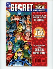JSA Secret Files and Origins #1 1999 VF/NM Black Adam and Atom Smasher