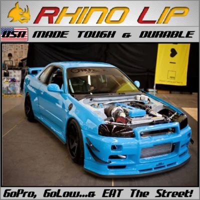 JDM NISMO BRABUS Add-on Borracha Queixo Inferior Lábio Spoiler Splitter Acabamento de Borda Flexível - Imagem 1 de 4