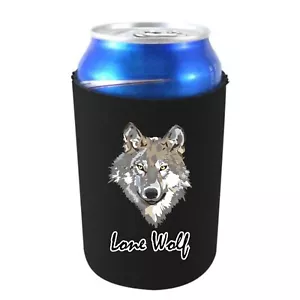 Coolie lata plegable de neopreno Lone Wolf 12 oz - Imagen 1 de 21