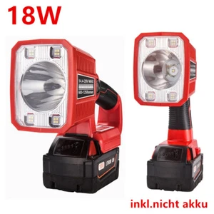 18W Arbeitsleuchten Für Milwaukee LED Taschenlampe Vertikal / Horizontal Tpy - Bild 1 von 8