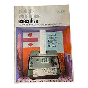 Jobber & Warehouse Executive Management Auto Industry Magazine July 1968 - Picture 1 of 4