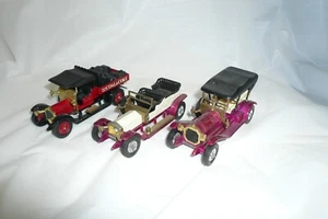 Matchbox Models of Yesteryear group, Rolls Royce, CrossleyTruck, Thomas Flyabout - Picture 1 of 8