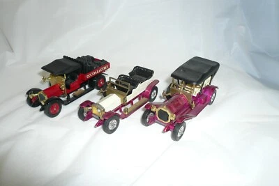 Matchbox Models of Yesteryear group, Rolls Royce, CrossleyTruck, Thomas Flyabout - Image 1 of 4