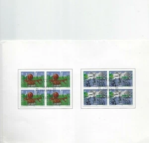 1987 CEPT Europa Helvetia 2 x 4er-Blocks im Heft Ersttag gestempelt - Picture 1 of 1