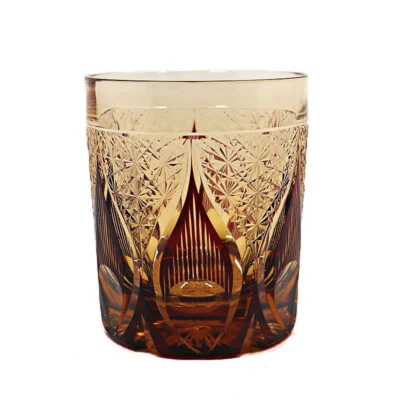 Vaso de cristal de whisky estilo japonés vidrio Edo Kiriko 9 oz/250 ml Foto 1 de 4