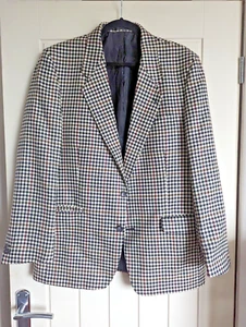brook taverner 100% wool mens blazer, dogtooth, tweed, Size 42' Large, Occasion - Picture 1 of 10