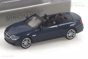 BMW M4 Cabriolet 2015 Azul Met MINICHAMPS 1:87 870027232 - Imagen 1 de 1