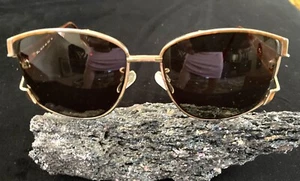 Vintage Oversized Sunglasses TURA Mod Retro 479 DAM Gold & Tortoise Japan - Picture 1 of 5