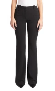 $695 ALTUZARRA Womens Serge Tailored Wide Leg Trouser Pants, 42, 10 US, Black - Picture 1 of 9