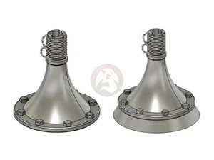 Antena Británica Plus Modelo 1/35 Base Tipo D Segunda Guerra Mundial (2 tipos de antenas, 4 cada una) DP3052 - Imagen 1 de 1