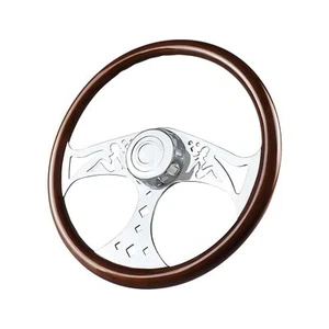18 Inch Wooden Truck Steering Wheel Classic Grant Nostalgia Style Steering Wh... - Picture 1 of 6