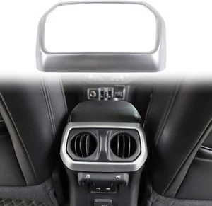 Rear Air Conditioner Vent Panel Trim Cover Bezel for Jeep Wrangler JL 18+ Silver - Picture 1 of 7