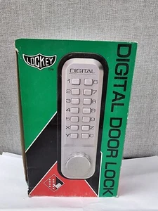 Lockey 2200 Mechanical Digital Lock SC (2200-SC) Box Has Minor Shelf Wear - Picture 1 of 3