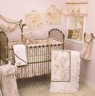 Lollipops & Roses Baby Girl Floral Pink Crib Sheet Hamper Mobile ValanceToy Bag