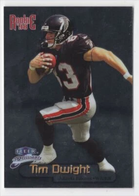 1998 FLEER BRILLANTS ROOKIE Tim Dwight Rookie Atlanta Falcons #148 - Image 1 of 2