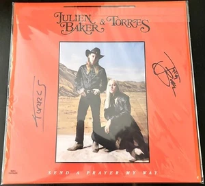JULIEN BAKER x TORRES SIGNED LP Send A Prayer My Way GLITTER CRUSH Vinyl IN HAND - Picture 1 of 2