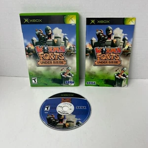 Worms Forts Under Siege Microsoft Xbox Videojuego Completo Antiguo Alquiler - Imagen 1 de 10