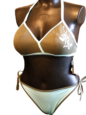 Freya Bikini Set zum Binden Gr.85C UK 38C BH wattiert ohne Bügel + 44 XL Slip - Bild 1 von 4