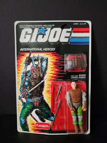 Hasbro G.I. Joe Bushido ARAH Funskool Int'l heroes Samurai Warrior foriegn MOC Cover