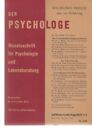 Der Psychologe. Monatsschrift für Psychologie und Lebensberatung. Sigmund Freud 