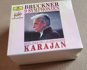 BRUCKNER * Karajan* FACTORY SEALED Box Set Germany DGG-DG-9 CD's - Foto 1 di 9