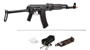 WellFire Metal AK74U CO2 Gas Blowback Airsoft Rifle Gun w/Folding Stock G74A - Picture 1 of 5