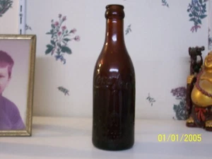 Amber Coca Cola Bottle Knoxville, Tenn. Double Arrow 1910 Exceptional - Picture 1 of 12